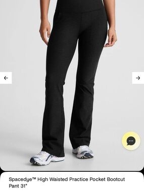 Beyond Yoga Black Bootcut High-Waist Pants